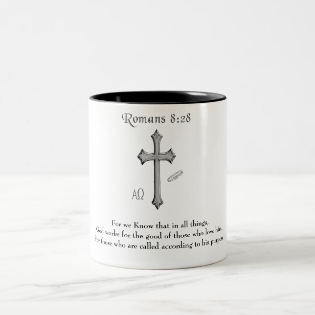 Taza Bicolor Verso de la Biblia (Centro)