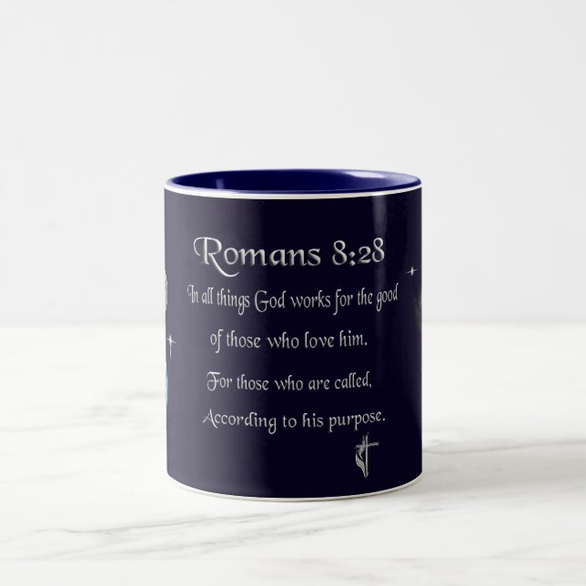Taza Bicolor Verso de la Biblia (Centro)