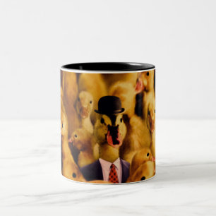 Taza Bicolor Vestido para el pato del éxito