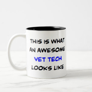 Taza Bicolor vet tech, impresionante