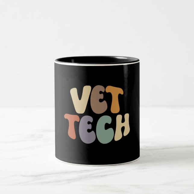 Taza Bicolor Vet Tech Proud Profesional (Centro)