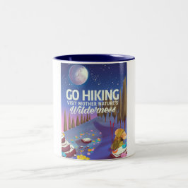 Taza Bicolor ¡Vete de excursión! (Edición nocturna)