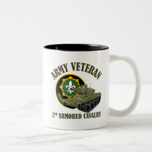 Taza Bicolor Veterano del ejército - 2do ACR M551