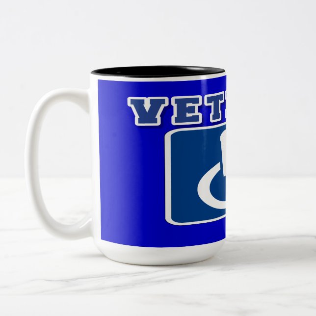 Taza Bicolor Veterano discapacitado (Izquierda)