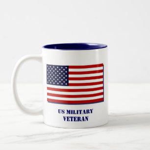 Taza Bicolor Veterano militar estadounidense