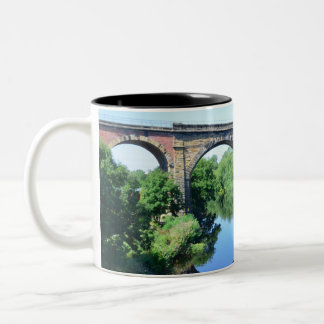 Taza Bicolor Viaducto de Yarm On Tees