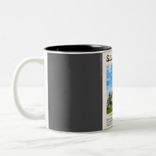 Taza Bicolor Viaje de color de agua de la cosecha