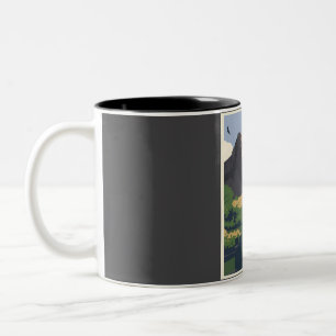 Taza Bicolor Viaje de cosecha del Parque Nacional Zion