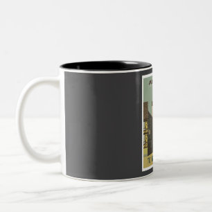 Taza Bicolor Viaje de época de Alemania