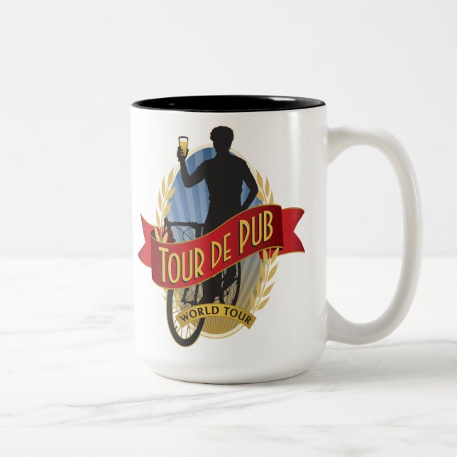 Taza Bicolor Viaje de Pub Mug (Derecha)