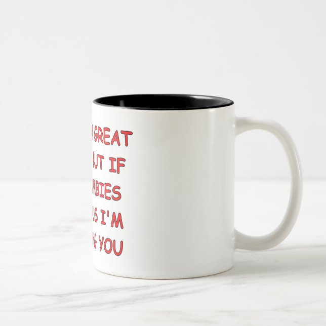 Taza Bicolor Viaje del zombi (Derecha)