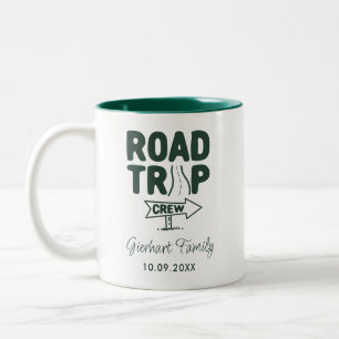 Taza Bicolor Viaje familiar por carretera Swag Keepsake Persona