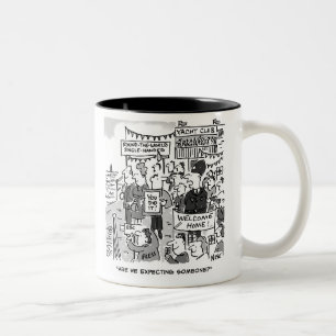 Taza Bicolor Viajero alrededor del mundo divertido