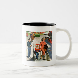 Taza Bicolor Viajero del espacio