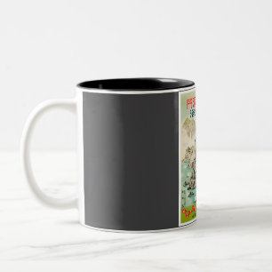 Taza Bicolor Viajes de cosecha de Japón