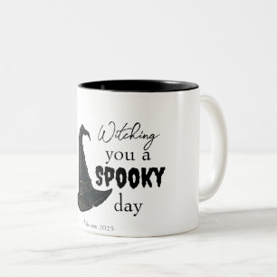 Taza Bicolor Vibes de cocina - espeluznante y elegante  