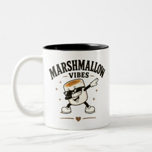 Taza Bicolor Vibraciones de malvavisco