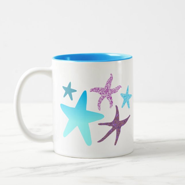 Taza Bicolor Vibrante Starfish Mug (Izquierda)
