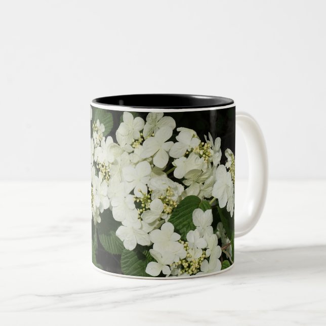 Taza Bicolor Viburnum Blanco (Anverso derecho)