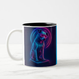 Taza Bicolor Víctor Perro futurista Nipper RCA