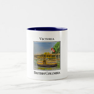 Taza Bicolor Victoria Columbia Británica del Taxi Agua Cuta