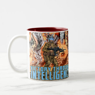 Taza Bicolor Victoria con inteligencia por el Al Río
