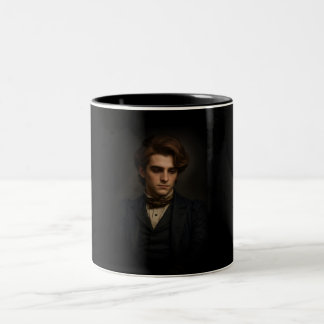 Taza Bicolor Victorian Man