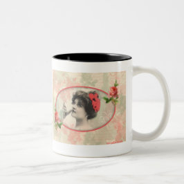 Taza Bicolor Victoriana Woman Mug