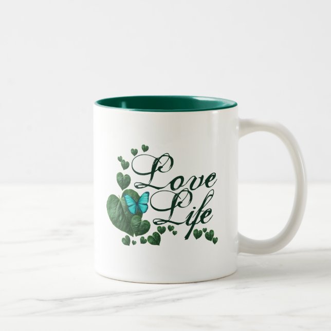 Taza Bicolor Vida amorosa (Derecha)