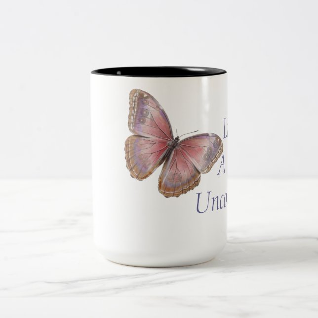 Taza Bicolor Vida de mariposa Poco frecuente Mugre (Centro)