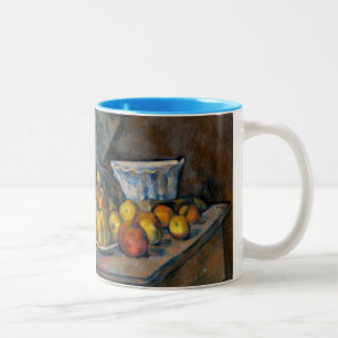 Taza Bicolor Vida de Paul Cezanne el aún con las manzanas y