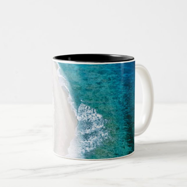 Taza Bicolor Vida marina (Anverso derecho)