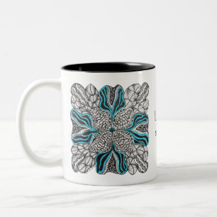 Taza Bicolor Vida Personalizada Es Demasiado Corta Para Un Café