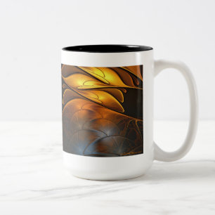 Taza Bicolor Vidrio y oro