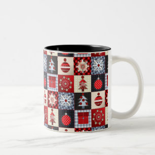 Taza Bicolor Viejos Navidades de moda