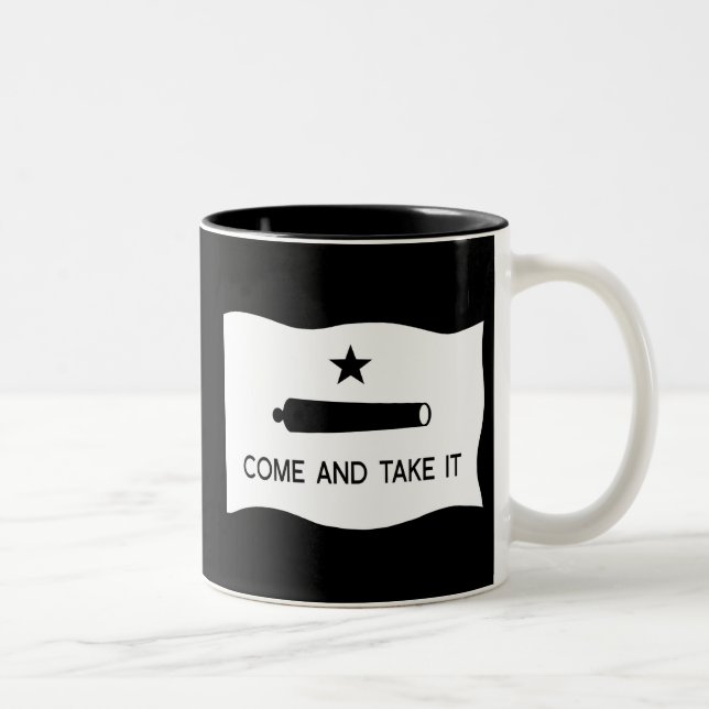 Taza Bicolor Viene tomarle el ~ Tejas de la bandera (Derecha)