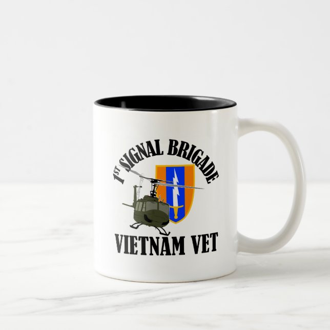 Taza Bicolor Vietnam Vet - 1er Sig Bde (Derecha)