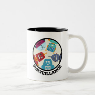 Taza Bicolor Vigilancia de IA