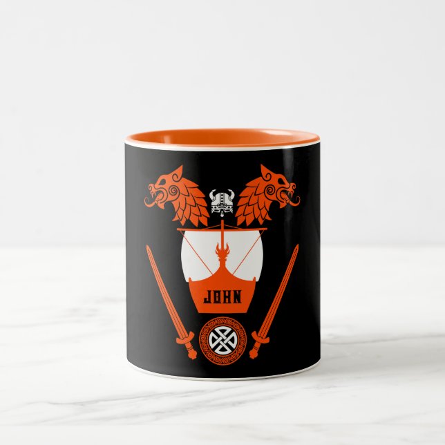 Taza Bicolor Viking Norsemen (Centro)