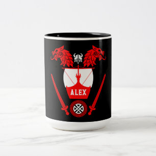 Taza Bicolor Viking Norsemen