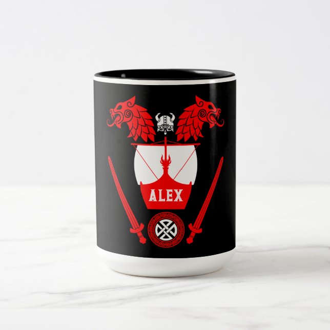 Taza Bicolor Viking Norsemen (Centro)