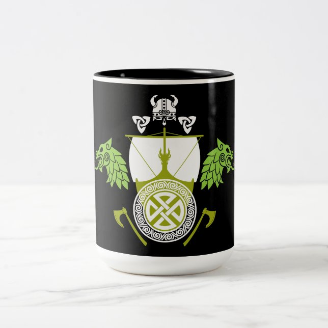 Taza Bicolor Viking Norsemen (Centro)