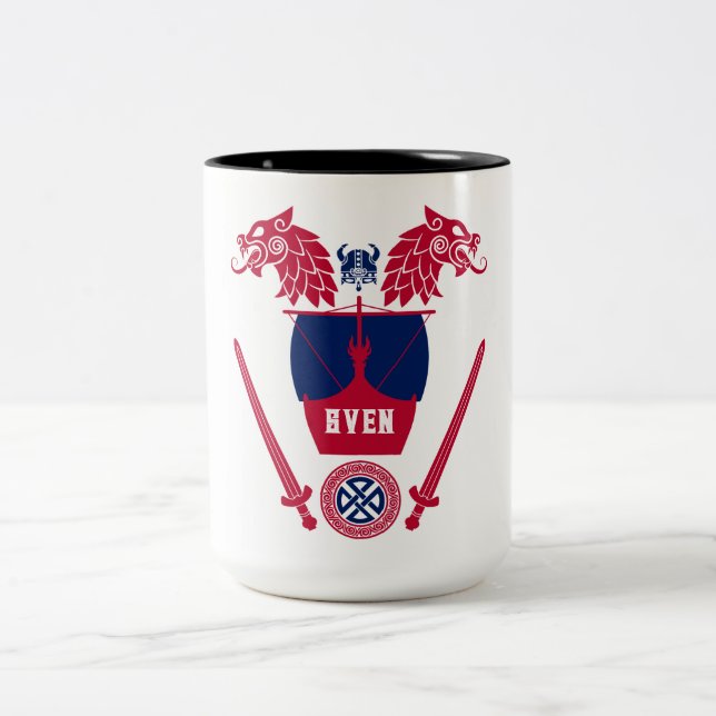 Taza Bicolor Viking noruego (Centro)