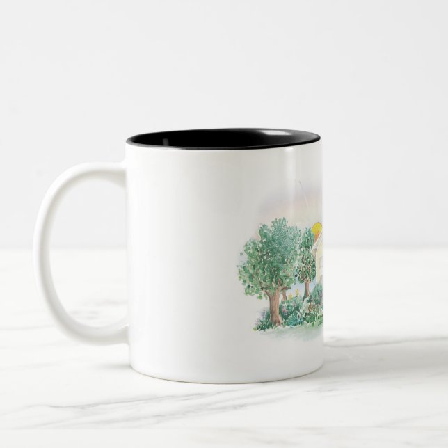 Taza Bicolor Villa San Esprit® Logo (Izquierda)