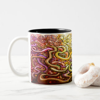 Taza Bicolor Viñas entrelazadas de la vida