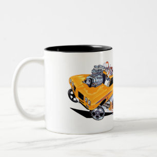 Taza Bicolor Vince Crains High Octane Art, 1970 GTO el juez