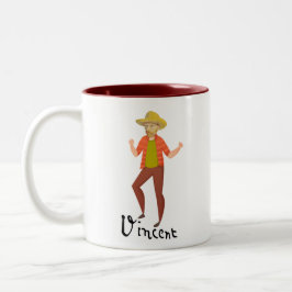 Taza Bicolor Vincent Van Gogh Dancing