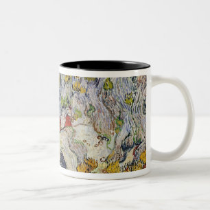 Taza Bicolor Vincent van Gogh el   el barranco del Peyroulets