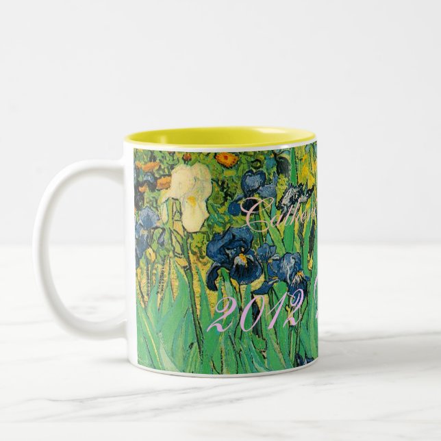 Taza Bicolor Vincent van Gogh,Lirios (Izquierda)