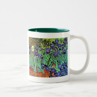Taza Bicolor Vincent Van Gogh - Lirios - Amante del Arte Fino